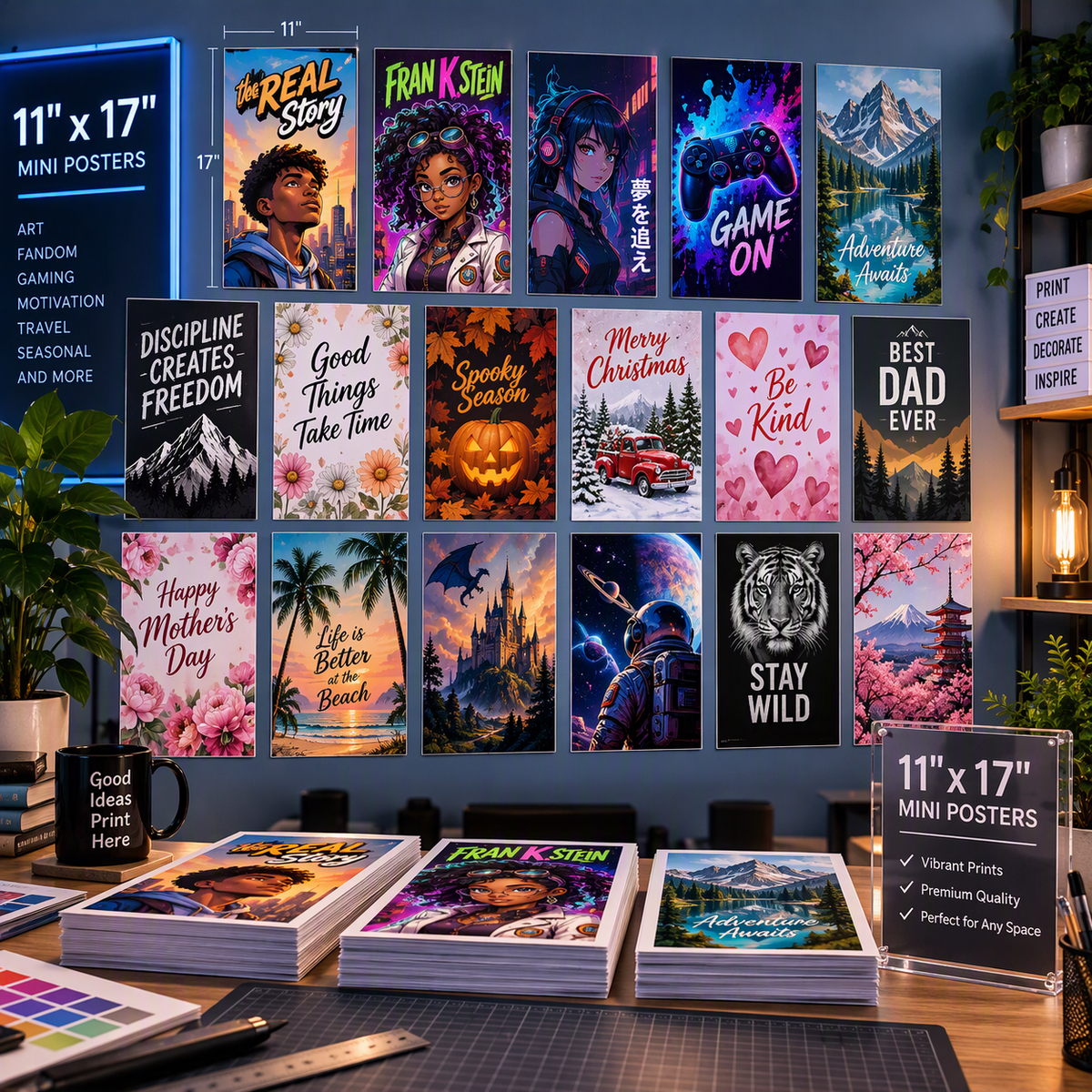 Mini Poster Printing 11 x17