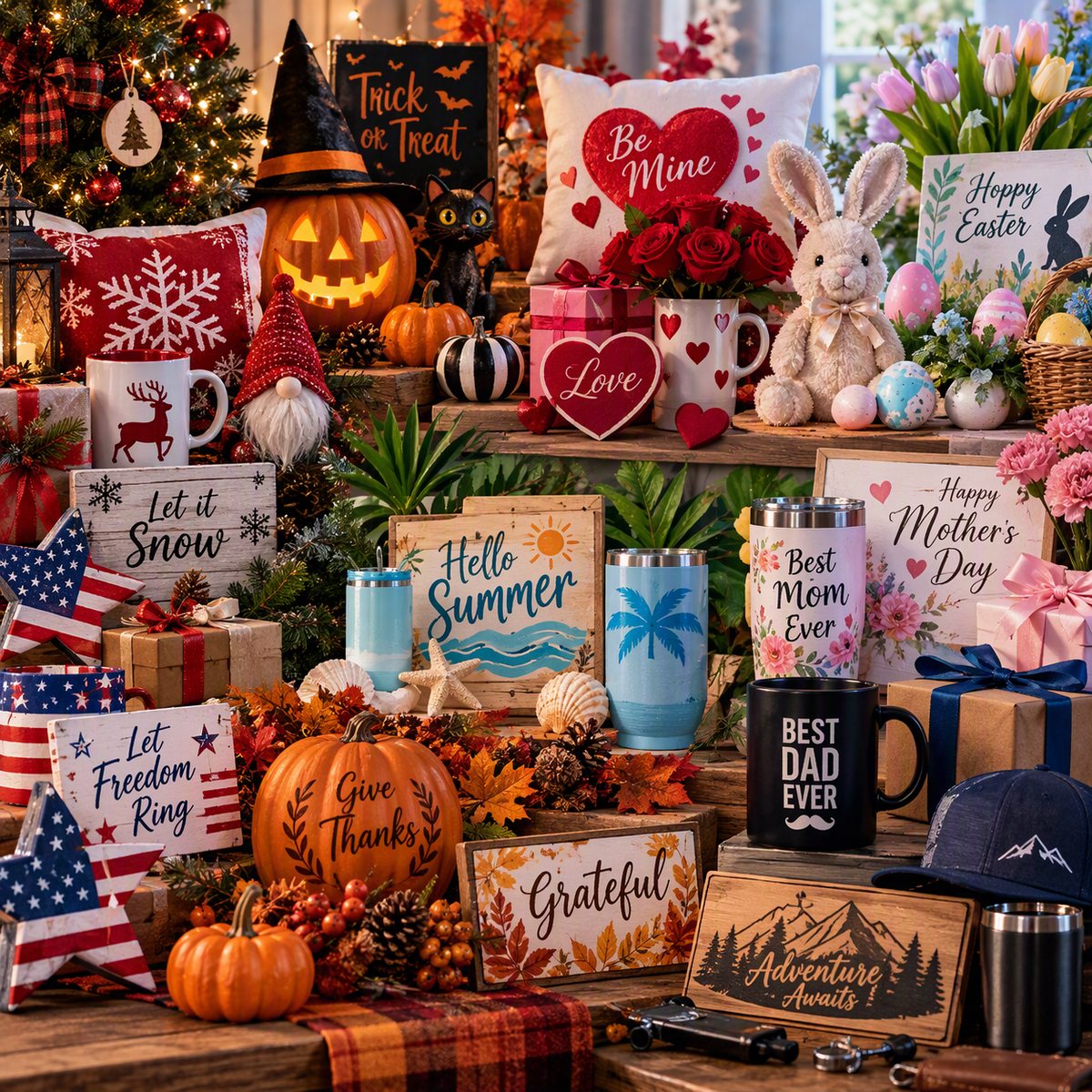 Seasonal Gifts and Decor